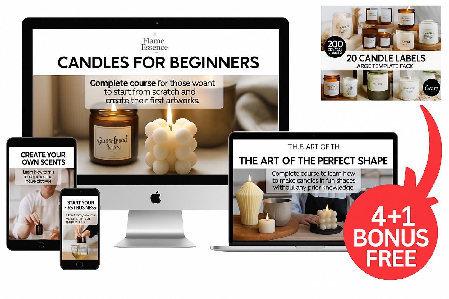 Flame Essence - 4 Tutorials and a Free Bonus (Direct Download)